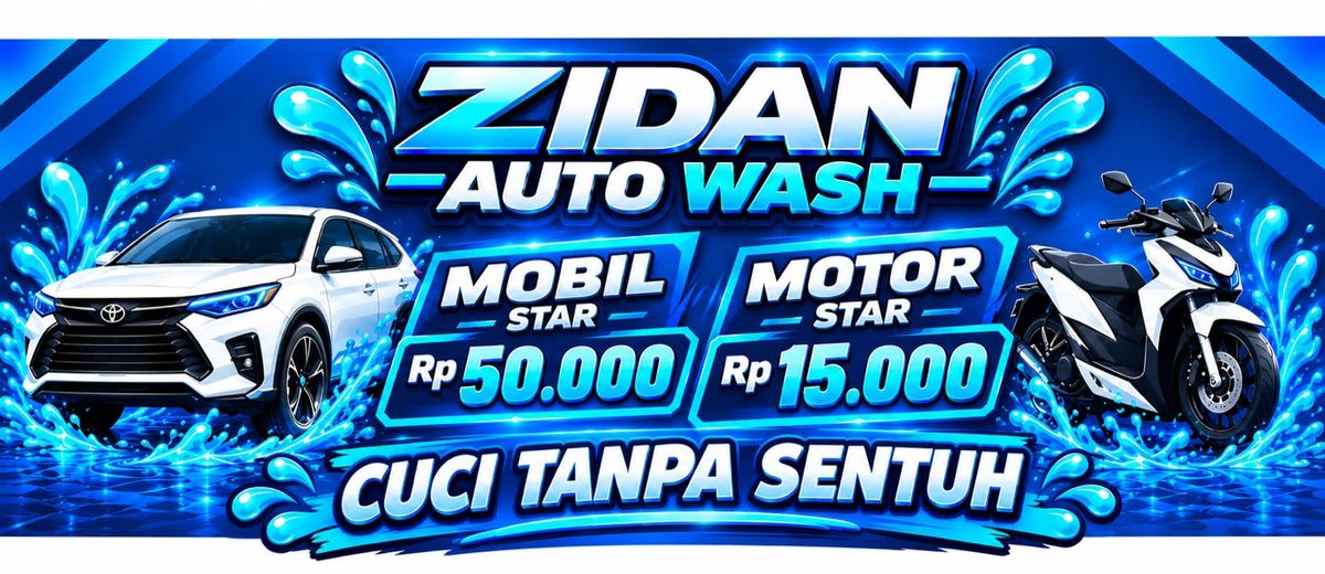 ZIDAN AUTO WASH HADIRKAN LAYANAN CUCI KENDARAAN DENGAN TEKNOLOGI TANPA SENTUH